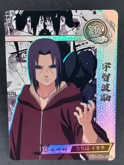 Itachi Uchiha Naruto: Shippuden 20th Anniversary Premium Thick Card ZR - Image 1