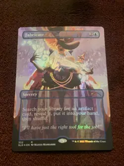 MTG Fabricate Foil Secret Lair Drop #332 NM/M Unplayed Borderless Card X1 - Image 1