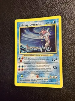 Shining Gyarados 65/64 Holo Neo Revelation Pokemon Card WOTC - Image 1