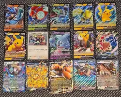 15 Different Pokemon Jumbo Promo Card Oversized 5"x7" Lot Basic, Stage 1 - Image 1