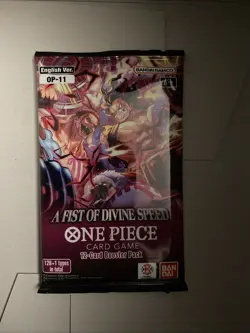 A Fist Of Divine Speed Booster Pack One Piece Card Game OP-11 English OP11 - Image 1