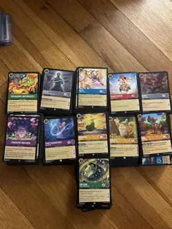 Disney Lorcana Bulk Lot Over 1000 Cards, Commons And Uncommon - Image 1