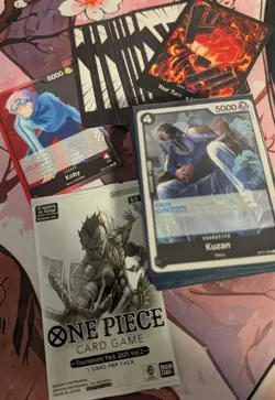 One Piece TCG Koby Deck Tournament Ready Sleeved 50 Cards + Don + Extra OP12 PRB - Image 2
