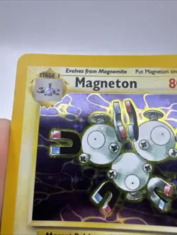 Magneton Holo Rare 11/62 Fossil Set 1999 Pokemon WOTC Vintage Card LP - Image 3
