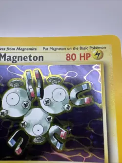 Magneton Holo Rare 11/62 Fossil Set 1999 Pokemon WOTC Vintage Card LP - Image 4