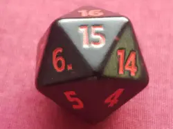 Magic The Gathering MARVEL SPIDER-MAN RED D20 SPINDOWN DICE MTG - Image 2