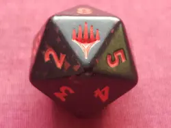 Magic The Gathering MARVEL SPIDER-MAN RED D20 SPINDOWN DICE MTG - Image 4