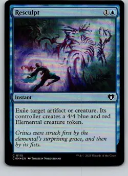 Resculpt - CMM - FOIL - 115 - MTG - Image 1