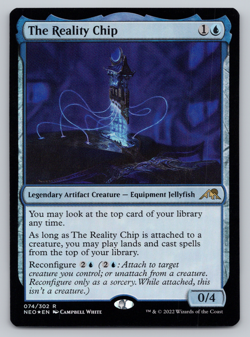 The Reality Chip FOIL - Kamigawa: Neon Dynasty MTG - Image 1