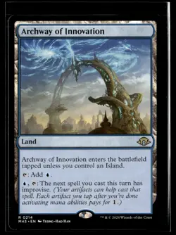 2024 MTG MH3 Archway of Innovation R Land #214 - Image 1