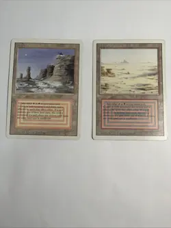 MTG Revised Dual Land Lot - (HP) Plateau, (HP) Badlands- Authentic - Image 1