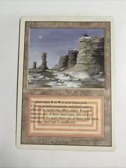 MTG Revised Dual Land Lot - (HP) Plateau, (HP) Badlands- Authentic - Image 2