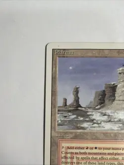 MTG Revised Dual Land Lot - (HP) Plateau, (HP) Badlands- Authentic - Image 3