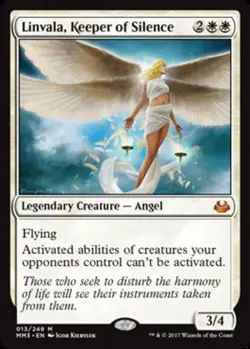 MTG Linvala, Keeper of Silence, Light Play, English Modern Masters 2017 - Image 1