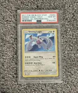 2017 Pokemon S&M Shining Legends Promo SPC #SM82 Shining Lugia PSA 10 Gem Mint - Image 2