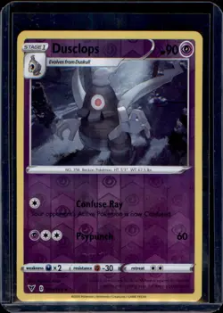 Dusclops 070/185 Reverse Holo SWSH04: Vivid Voltage Pokemon TCG NM+ - Image 1
