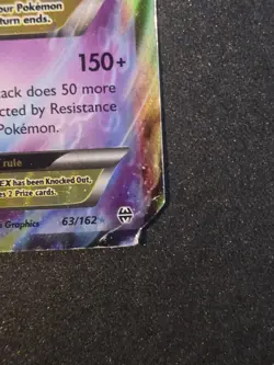 2015 Pokemon XY M Mewtwo EX 63/162 Break Through DMG - Image 3