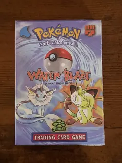 Sealed Unopened WOTC 1999 Pokemon Water Blast Theme Deck - WOC 06066 - Image 1