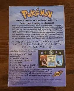 Sealed Unopened WOTC 1999 Pokemon Water Blast Theme Deck - WOC 06066 - Image 2