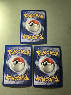 Pokemon TCG Horsea Lot of 3 49/62 Fossil Set Non Holo Common Vintage 1999 WOTC - Image 2