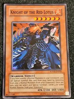 YuGiOh! Knight of the Red Lotus - SOVR-EN032 - Super Rare - Unlimited NM - Image 1