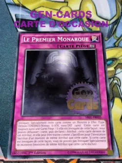 CARTE Yu Gi Oh LE PREMIER MONARQUE SR01-FR035 1ere edition - Image 1
