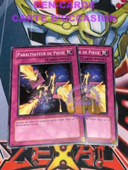 CARTE Yu Gi Oh PARALYSATEUR DE PIEGE RGBT-FR071 1ere edition - Image 1