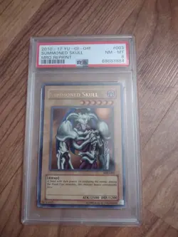 Yu-Gi-Oh! Summoned Skull MRD-003 Ultra Rare PSA 8 - Image 1