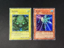 Yugioh Kazejin MRD-026 Super Rare Unlimited FADED Misprint Max Faded - Image 2