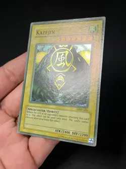 Yugioh Kazejin MRD-026 Super Rare Unlimited FADED Misprint Max Faded - Image 4