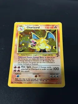 Charizard 4/130 Base Set 2 Holo Rare MP Pokemon Card TCG - Image 3