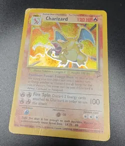 Charizard 4/130 Base Set 2 Holo Rare MP Pokemon Card TCG - Image 4