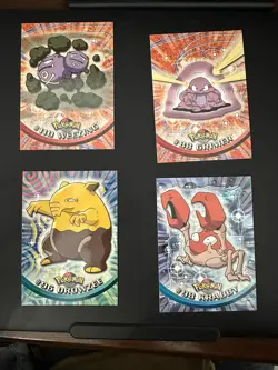 Vintage Topps Pokemon Card Lot - TV Animation Series - LP - Image 1