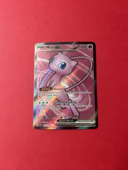 Pokemon Mew EX TCG Card 193/165 Scarlet & Violet 151 Series Pack Fresh - Image 1