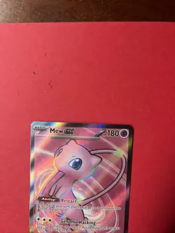 Pokemon Mew EX TCG Card 193/165 Scarlet & Violet 151 Series Pack Fresh - Image 3