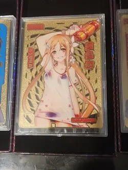 Goddess Story Asuka 3 Box Mural Set A B C with 3 Sealed Metal Cards - Image 5