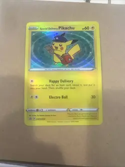 Special Delivery Pikachu SWSH074 SWSH: Sword & Shield Promo Cards Holo - Image 1