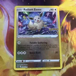 Pokemon Radiant Eevee SWSH230 Sword & Shield Promo Holo Card English - Image 1