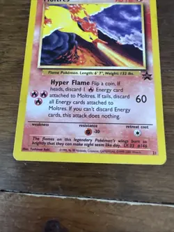 Moltres #21 Movie Promo 2000 Pokemon Card TCG LP - Image 3