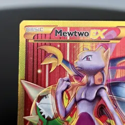Mewtwo EX 164/162 XY Breakthrough Secret Rare Gold Full Art Pokemon TCG Card - Image 3