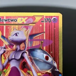 Mewtwo EX 164/162 XY Breakthrough Secret Rare Gold Full Art Pokemon TCG Card - Image 4