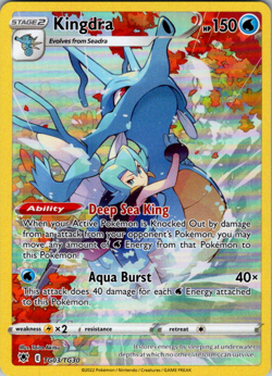 Kingdra - TG03/TG30 - Pokemon Astral Radiance Sword & Shield Holo Rare Card NM - Image 1