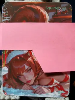 Squirrel Girl Xmen Waifu Ribbons 🎀 Marvel Lonestar Customs Christmas 2025 Card - Image 1