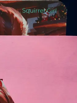 Squirrel Girl Xmen Waifu Ribbons 🎀 Marvel Lonestar Customs Christmas 2025 Card - Image 3