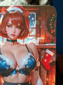 Squirrel Girl Xmen Waifu Fireplace Marvel Lonestar Customs Christmas 2025 Card - Image 3