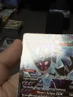 Pokemon Card Dawn Wings Necrozma GX 63/156 Ultra Prism Played - Image 3