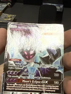 Pokemon Card Dawn Wings Necrozma GX 63/156 Ultra Prism Played - Image 4
