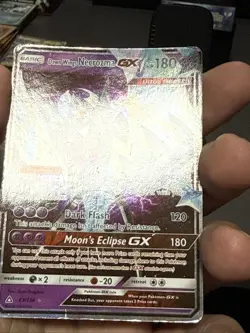Pokemon Card Dawn Wings Necrozma GX 63/156 Ultra Prism Played - Image 5