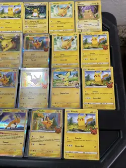 (30) Pikachu CARDS LOT VTG HOLO Raichu Stamped Red Cheeks Halloween 2010 - Image 4