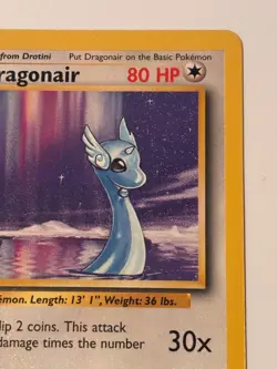 Dragonair Pokemon TCG Base Set Card 18/102 Dragonair - Image 3